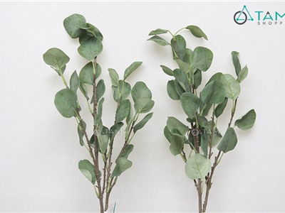 Cành lá táo xám mốc 70cm HOA-CHG-90